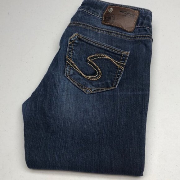 Denim - VINTAGE SILVER NOVEMBER JEGGING 25x30 CRYSTAL STUDS